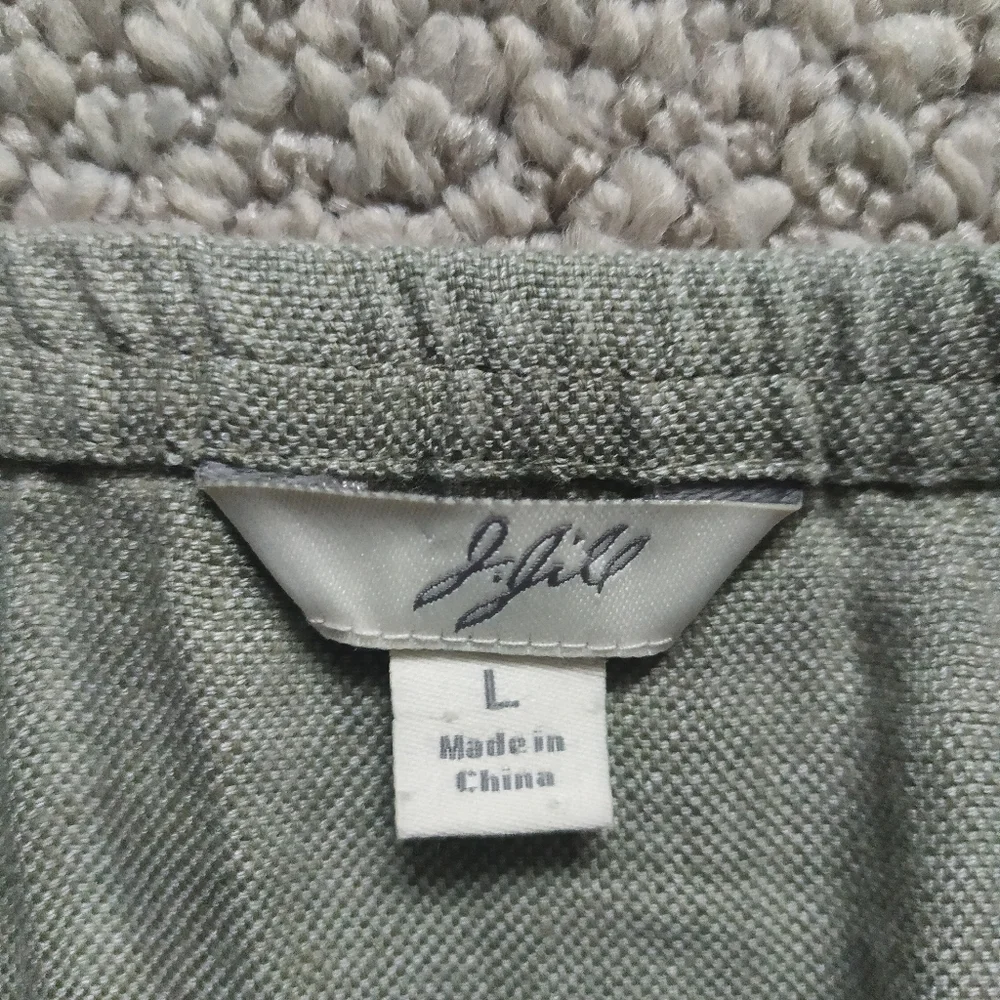 J. Jill Light Sage A-Line Linen-Blend Midi Skirt - Picture 2 of 8